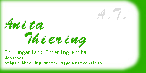 anita thiering business card